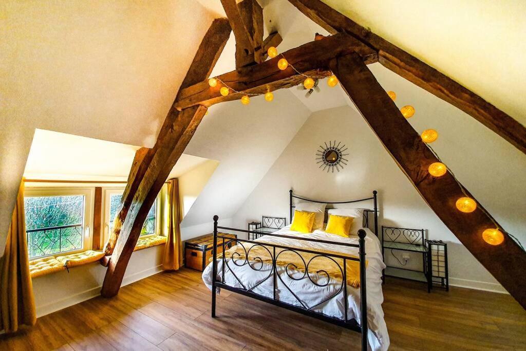 Maison Normande Au Bord De Seine, Le Verger De Pacome Anneville-Ambourville Buitenkant foto