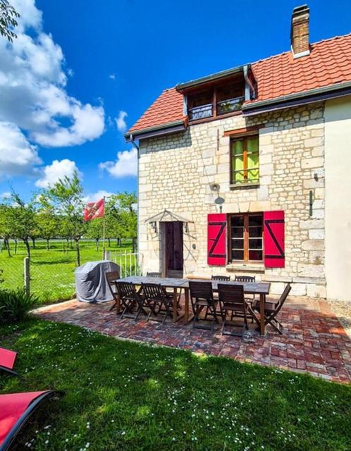 Maison Normande Au Bord De Seine, Le Verger De Pacome Anneville-Ambourville Buitenkant foto